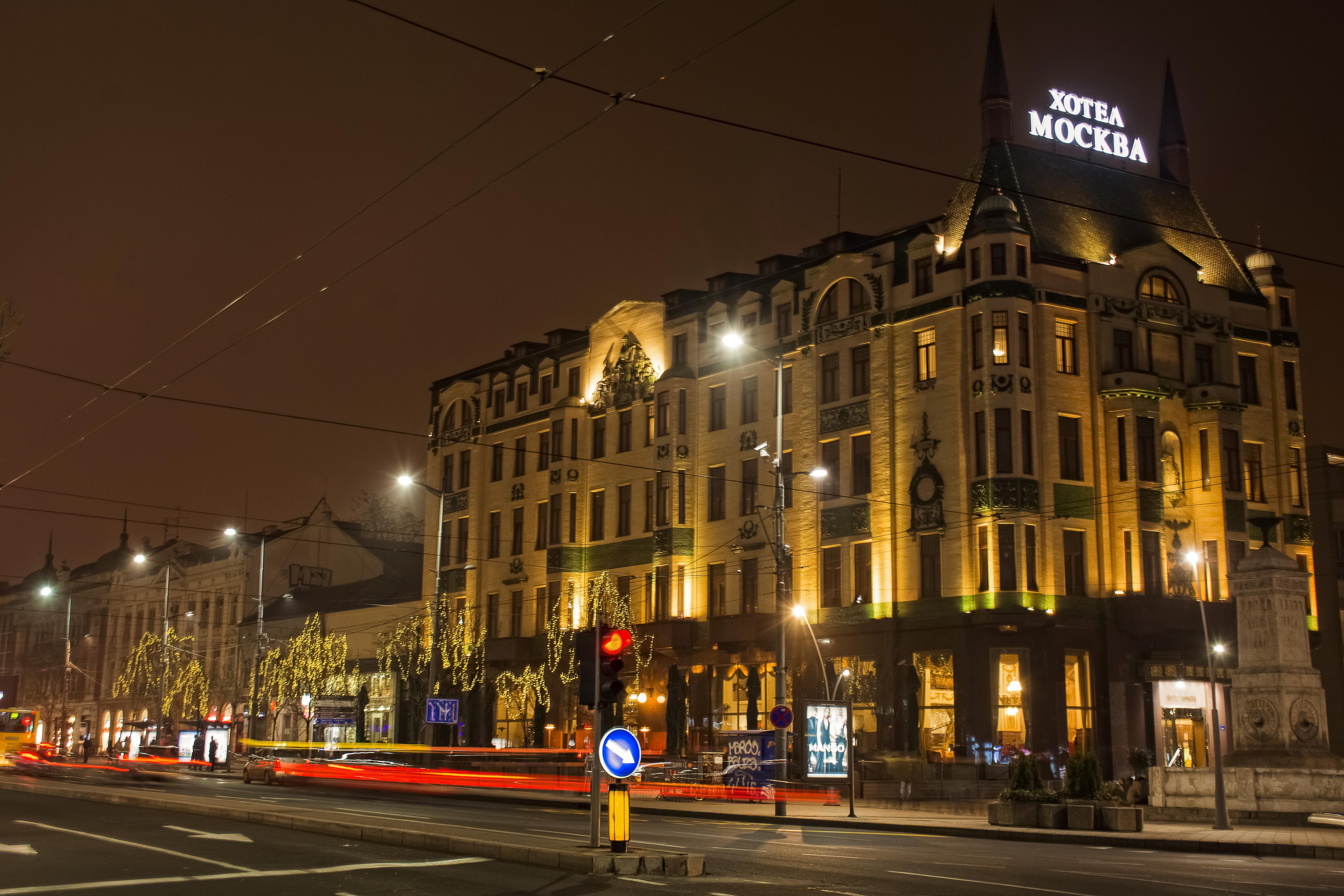 Hotel Moskva Belgrad Exteriör bild