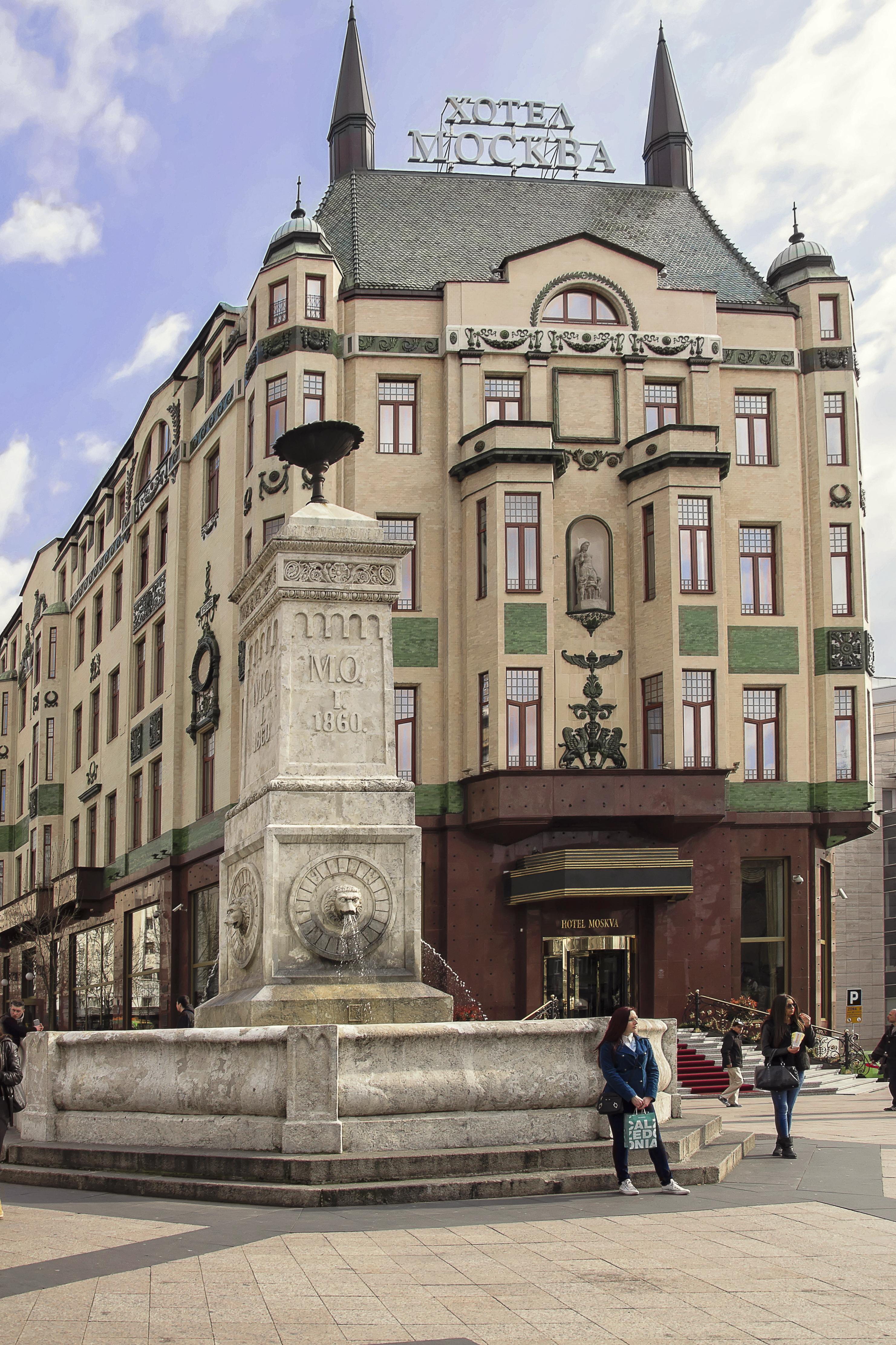 Hotel Moskva Belgrad Exteriör bild