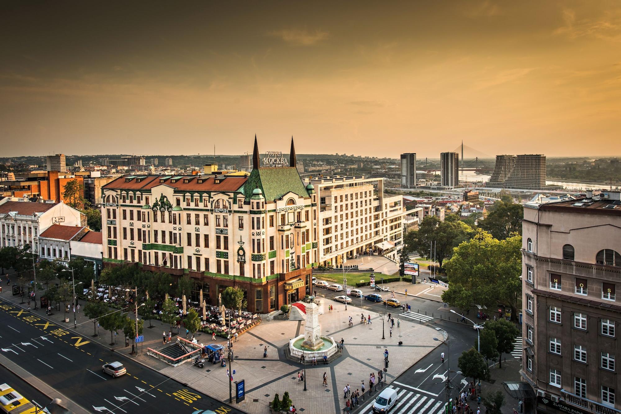 Hotel Moskva Belgrad Exteriör bild